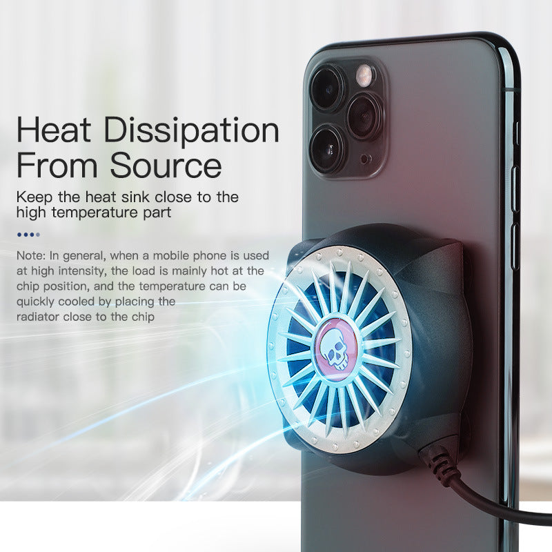 Mobile Game Cooling Artifact Suction Cup Fan