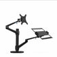 Aluminum Multifunction Ergonomics Desk Laptop Stand Monitor Desktop Holder Computer Full Motion With Column Bar