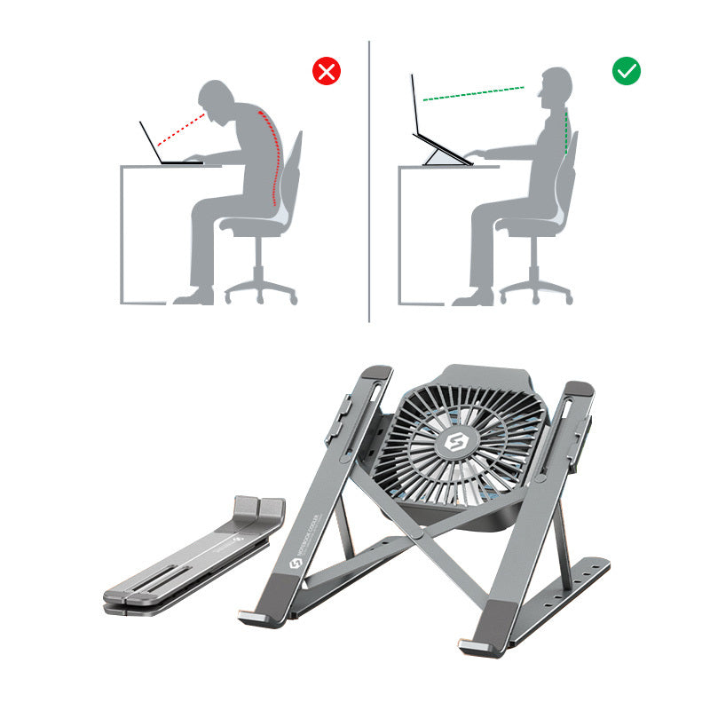 Lifting fan cooling frame