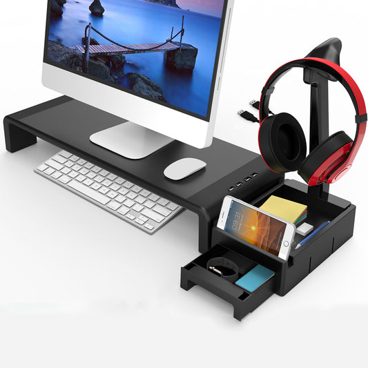 Computer Monitor Heightening Rack Notebook Stand With Adjustable Length