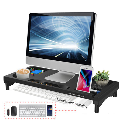 Computer Monitor Heightening Rack Notebook Stand With Adjustable Length